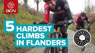 The 5 Hardest Cobbled Climbs In Flanders [upl. by Magbie]