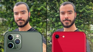 Cámara del iPhone SE vs iPhone 11 Pro  ¿Vale La Pena [upl. by Ahseer]