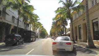 Palm Beach FL Street Tour [upl. by Hartwell]