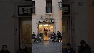 Discovering the legendary Bar Farnese A Roman gem in the heart of Rome ☕🍷 Roma Italy Coffee Bar [upl. by Chu]