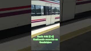 Renfe cercanías 446 C2llegando a Guadalajara [upl. by Sully]