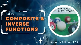 Composite and Inverse Functions  Part One  IGCSE Maths Tutorial [upl. by Myrta]