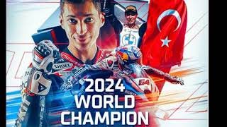 race 1 wsbk 2024 Jerez Bulega win TOprak WorlChampion selebrationalien UFO BMw burn out [upl. by Atiekan]