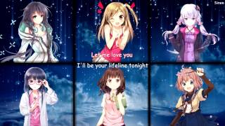 Nightcore  Cold WaterLet Me Love You Mashup Switching Vocals  Lyrics [upl. by Irtimid635]