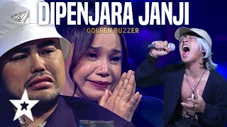 Indosias Got Talent 2023 The jury cries hearing Andrian extraordinary voice on the world big stage [upl. by Renmus]