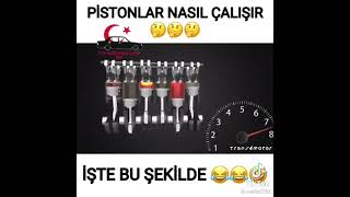 İçten yanmalı motorların çalışma prensibi [upl. by Yetta]