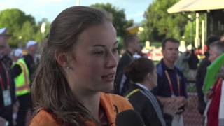 IAAF World Junior Championships 2014  Nadine VISSER NED Heptathlon Bronze [upl. by Aznecniv]