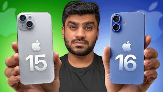 iPhone 16 vs iPhone 15  Extremely Detailed Comparison 😳 [upl. by Aleekat209]