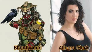 Character and Voice Actor  Apex Legends  Bloodhound  Allegra Clark [upl. by Adnirak]