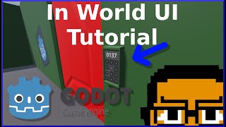 Diegetic UI in Godot 4 tutorial In World UI [upl. by Ruyle]