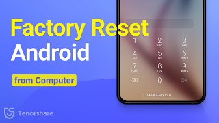 2 Ways How to Factory Reset Android Phone from Computer 2024 New [upl. by Mccully]