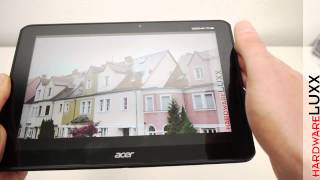 ausgepackt amp angefasst Acer Iconia Tab A700 [upl. by Esorrebma]