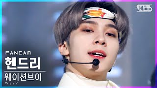 안방1열 직캠4K 웨이션브이 헨드리 Kick Back WayV HENDERY FanCam│SBS Inkigayo20210314 [upl. by Aiuqal5]