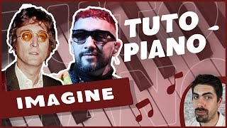 IMAGINE  Sofiane Pamart Reprise de John Lennon Tuto Piano  Tous niveaux [upl. by Etteroma]