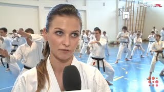 Narzeczona Roberta Lewandowskiego to mistrzyni karate z Pruszkowa Zobacz jak trenuje [upl. by Edeline]