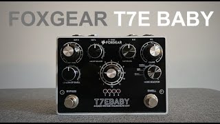 Foxgear T7E Baby  David Gilmour Binson Echorec tones [upl. by Araiet436]