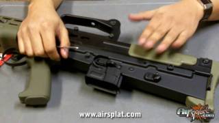 Airsoft Tech Tips ICS L85L86 AEG Spring Guide Rod Adjustment [upl. by Nolur]