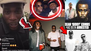 Burna Boy and Diddy CAUGHT😱 Davido in Tears as Relationship with P Diddy Leak alongside Wizkid [upl. by Mozes200]