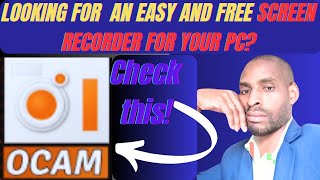 OCAM TUTORIAL FOR BEGINNERS I Found The Best and Easy Screen recorder for PC Updated [upl. by Ahtebbat]