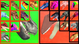 Dinosaur Tournament Random Zhuchengtyrannus VS GIGANOTOSAURUS VS TREX VS OMEGA 09 VS VREX in ARBS [upl. by Iron]