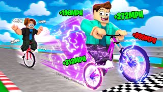 MOST EXPENSIVE BICYCLE RACE CLICKER IN ROBLOX [upl. by Francene85]