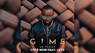 GIMS  CÔTÉ NOIR feat LETO Audio Officiel [upl. by Nirrak]