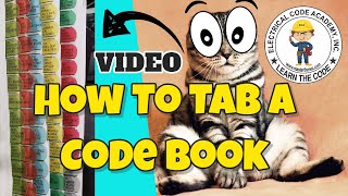 Master The NEC How to tab your National Electrical Code [upl. by Archambault]