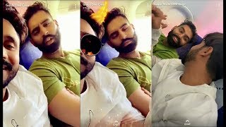 Parmish Verma Fun with Desi Crew in Flight and Airport [upl. by Ailed810]