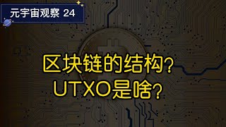 元宇宙观察24：区块链的结构  UTXO [upl. by Akinej792]