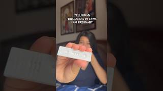 Family reaction to my pregnancy  pregnancy announcement pregnant life momtobe trending viral [upl. by Aleel]