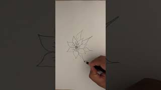 how to draw beautiful flower in easy way art [upl. by Hendrick]