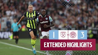 Extended Highlights  West Ham 13 Manchester City  Premier League [upl. by Phillane201]