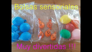 BOLSAS SENSORIALES CON GLOBOS SENCILLAS Y FÁCILES de hacer No las has visto antes [upl. by Flodnar]