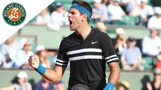 Juan Martin Del Potro vs Julien Benneteau  Round 2 Highlights I RolandGarros 2018 [upl. by Nadnerb799]