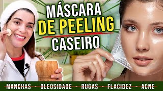 Faça MÁSCARA DE PEELING CASEIRO e trate Rugas Manchas com Resultado PROFISSIONAL [upl. by Lanctot]