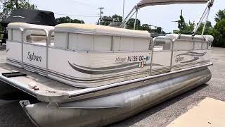 2003 Sylvan Mirage 820 w 2021 Mercury 75 four stroke Stock 7672 walk through video [upl. by Yenitsed]