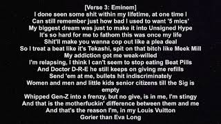 Eminem  Parables Remix Verse Lyrics [upl. by Sitoiganap]