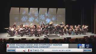 Rose Hulman students host annual Christmas concert [upl. by Ecnirp]