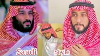 How to tie saudi style  SheMagh Ghotra  Majid shah 2021 [upl. by Serles]