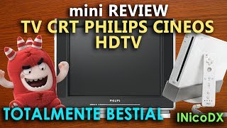 Review TV de tubo philips cineos hdtv analisis y caracteristicas de un televisor CRT HD [upl. by Ramal]