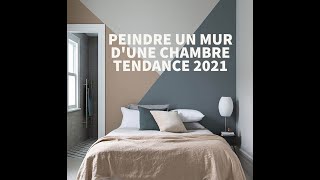 Peindre un mur dune chambre quelle couleur de peinture et quels modèles tendance 2022 [upl. by Eenor514]