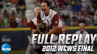 Alabama vs Oklahoma 2012 Womens College World Series  FULL REPLAY [upl. by Otrebmuh736]