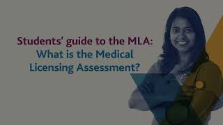 Students’ guide to the MLA What is the Medical Licensing Assessment [upl. by Carpio501]