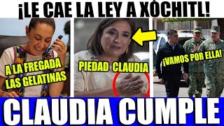 MARAVILLOSOOO LE CAE HARFUCH A XOCHITL ¡CONFIRMAN INVESTIGACION EN SU CONTRA CLAUDIA CUMPLE [upl. by Dorothi174]