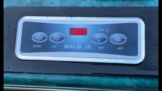 How to set Filtration times on your Spa Balboa Filter timer change spa industries [upl. by Sosna]