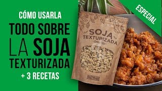 TODO sobre la 🌱 SOJA TEXTURIZADA 3 RECETAS  SOJA de MERCADONA y CÓMO USARLA [upl. by Nitsew]