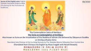 The Contemplation Sutra of Amitayus English Pureland Buddhism SutrasShastra Audiobook Part 2 of 6 [upl. by Onihc982]