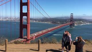 Marin Headlands with great view of San Francisco and Golden Gate Bridge [upl. by Jadd]