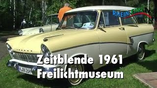 Freilichtmuseum Kommern  Zeitblende 1961  Oldtimer  RheinEifelTV [upl. by Llenrrad]