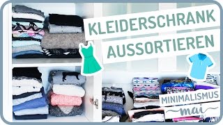 Kleiderschrank AUSSORTIERT MinimalismusMAI by Sissi [upl. by Caylor457]